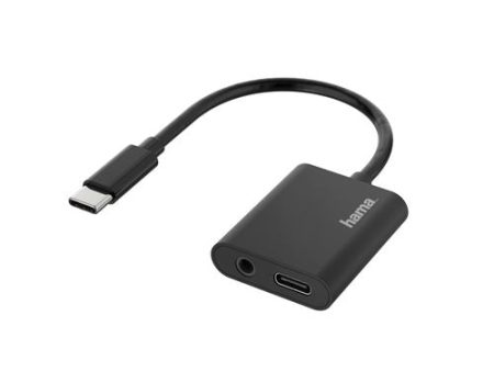 Adaptador Hama 2em1 USB-C   USB-C jack 3.5mm  (200319) Online now