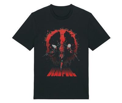 T-Shirt Marvel Deadpool Guns - Tamanho S - Cotton Division Online now