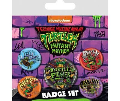 Crachá Teenage Mutant Ninja Turtles - Pack de 5 Unidades - Pyramid International Cheap