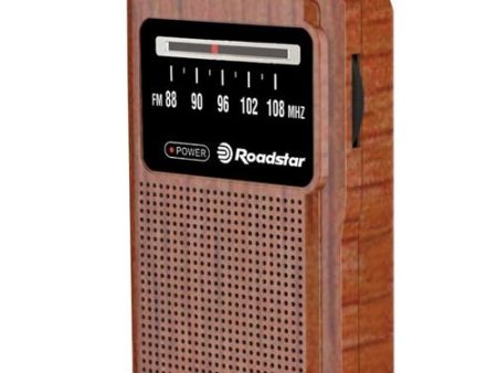 Rádio Portátil de Bolso Roadstar TRA-1230 WD Madeira Online now