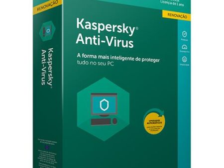 Antivírus Kaspersky 2018 - Renovação 3 Dispositivos | 1 Ano Cheap