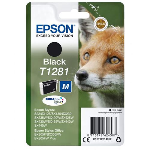 Tinteiro Epson T1281 - Preto - C13T12814012 For Cheap