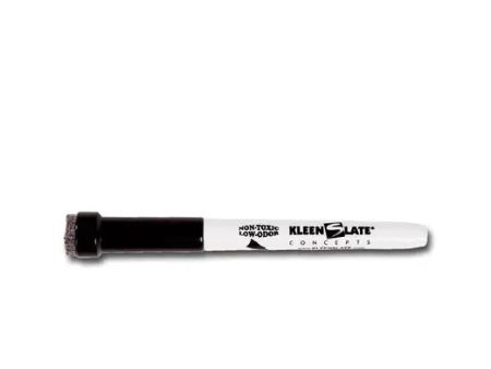 KleenSlate BLACK Fine-Tip Dry Marker and Eraser Supply