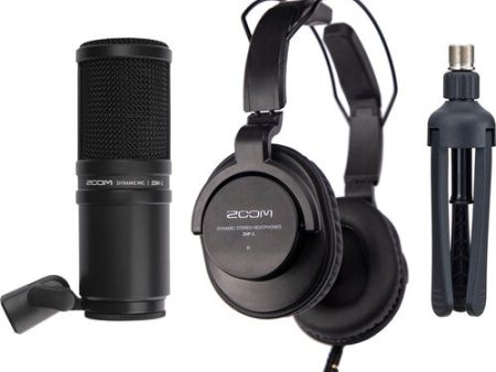 Zoom ZDM-1 Podcast Mic Pack with Headphones, Windscreen, XLR, and Tabletop Stand Sale