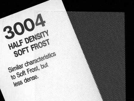 Rosco Cinegel #3004 Filter - 1 2 Density Soft Frost - 48 x25 Roll **ONLY SOLD BY THE FOOT** Cheap