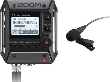 Zoom F1-LP 2-Input   2-Track Portable Field Recorder with Lavalier Microphone Discount