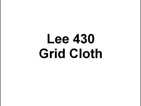 Lee 430 Grid Cloth Diffusion Lighting Gel Roll 54 x25  **ONLY SOLD BY FOOT** Online Sale