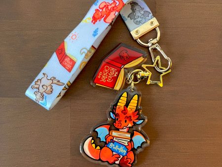 Bookwyrms Lanyard Keychain on Sale