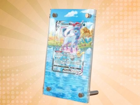 [Non-PSA] Glaceon VMAX 209 203 Pokémon Extended Artwork Protective Card Display Case Discount