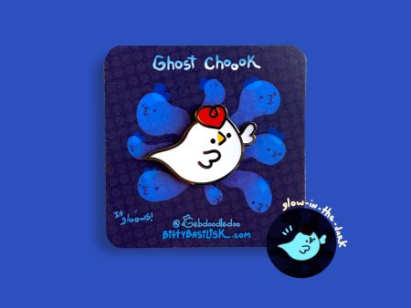 Ghost Chook Enamel Pin Fashion