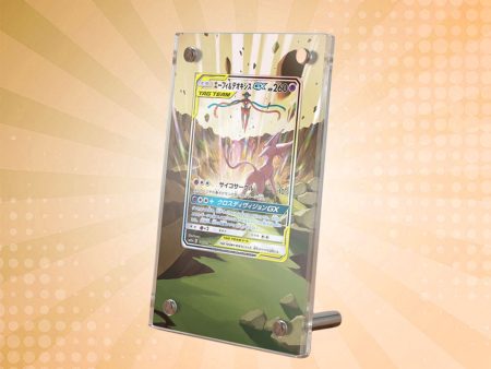 [Non-PSA] Espeon & Deoxys GX SM240 Pokémon Extended Artwork Protective Display Case on Sale