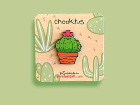 Cactus Chook Enamel Pin For Sale