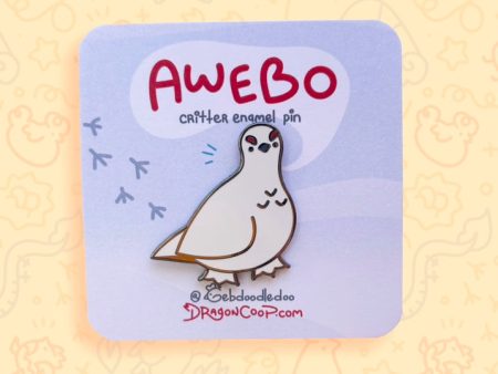 Awebo Ptarmigan Enamel Pin For Sale